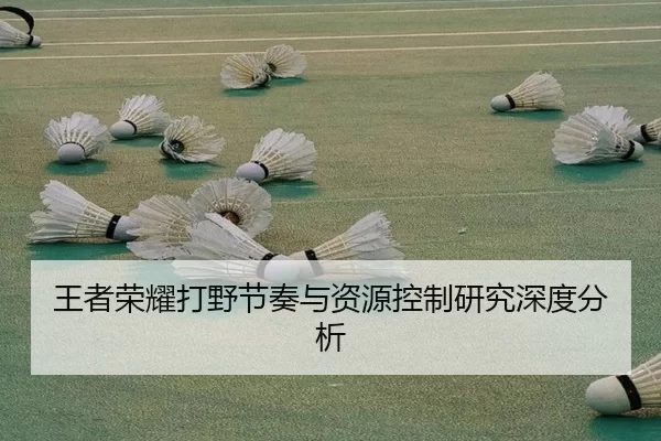 王者荣耀打野节奏与资源控制研究深度分析